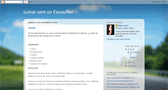 Desktop Screenshot of escouffiercuinas.blogspot.com