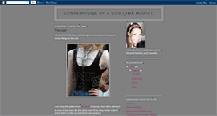 Desktop Screenshot of confessionsofacostumeaddict.blogspot.com