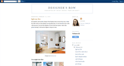 Desktop Screenshot of designersrow.blogspot.com