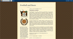 Desktop Screenshot of footballandbeers.blogspot.com