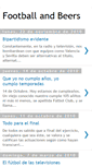 Mobile Screenshot of footballandbeers.blogspot.com