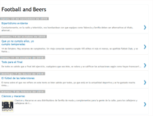 Tablet Screenshot of footballandbeers.blogspot.com