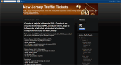 Desktop Screenshot of newjerseytraffictickets.blogspot.com