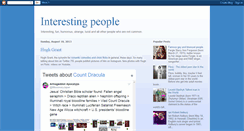 Desktop Screenshot of interesting-people.blogspot.com