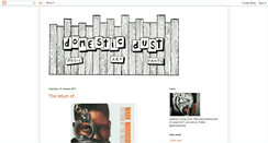 Desktop Screenshot of domesticdust.blogspot.com