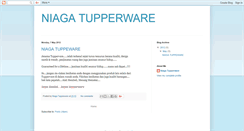 Desktop Screenshot of niagatupperware.blogspot.com