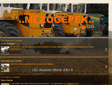 Tablet Screenshot of mezogepek.blogspot.com