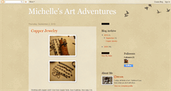 Desktop Screenshot of michellesartadventures.blogspot.com