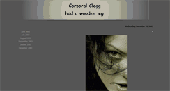 Desktop Screenshot of corporal-clegg.blogspot.com