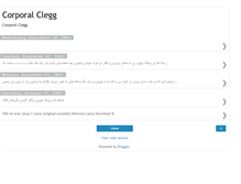Tablet Screenshot of corporal-clegg.blogspot.com
