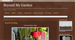 Desktop Screenshot of beyondmygarden.blogspot.com