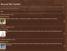 Tablet Screenshot of beyondmygarden.blogspot.com