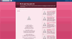 Desktop Screenshot of esloquehayparami.blogspot.com