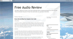 Desktop Screenshot of freeaudioreview.blogspot.com