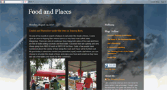 Desktop Screenshot of foodandplaces.blogspot.com