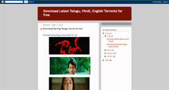 Desktop Screenshot of latestmovietorrentdownload.blogspot.com