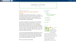 Desktop Screenshot of hbsgreenliving.blogspot.com