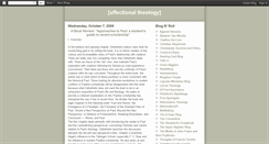 Desktop Screenshot of affectionaltheology.blogspot.com