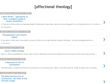 Tablet Screenshot of affectionaltheology.blogspot.com