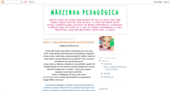 Desktop Screenshot of maozinhapedagogica.blogspot.com