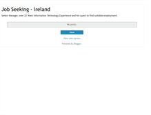 Tablet Screenshot of jobseeking-ireland.blogspot.com