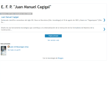 Tablet Screenshot of juanmanuelcagigal.blogspot.com