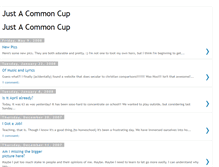 Tablet Screenshot of justacommoncup.blogspot.com