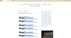 Desktop Screenshot of las-putas-putas-son.blogspot.com