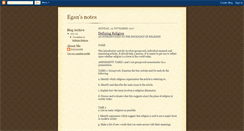 Desktop Screenshot of egansnotes.blogspot.com