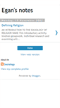Mobile Screenshot of egansnotes.blogspot.com
