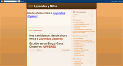Desktop Screenshot of leyendas-y-mitos.blogspot.com