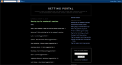 Desktop Screenshot of bettingportal.blogspot.com