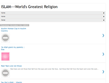 Tablet Screenshot of islamgreatreligion.blogspot.com