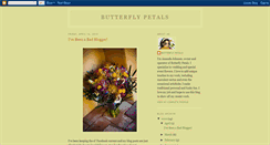 Desktop Screenshot of butterflypetalsflowers.blogspot.com