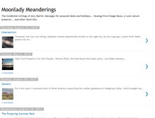 Tablet Screenshot of moonladymeanderings.blogspot.com