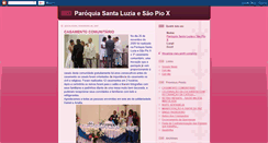 Desktop Screenshot of paroquiasantaluzia.blogspot.com