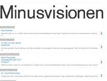Tablet Screenshot of minusvisionen.blogspot.com