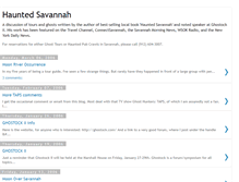 Tablet Screenshot of hauntedsavannah.blogspot.com