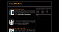 Desktop Screenshot of manualpdfebook.blogspot.com