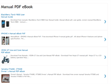 Tablet Screenshot of manualpdfebook.blogspot.com