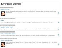 Tablet Screenshot of durrerbears.blogspot.com