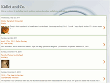 Tablet Screenshot of kidletandco.blogspot.com