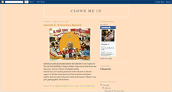 Desktop Screenshot of clownmein.blogspot.com