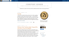 Desktop Screenshot of cemeteryseeker.blogspot.com
