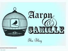 Tablet Screenshot of aaronandcamille.blogspot.com