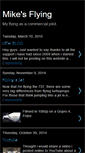 Mobile Screenshot of mikesflying.blogspot.com