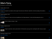 Tablet Screenshot of mikesflying.blogspot.com