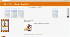 Desktop Screenshot of manelescriba.blogspot.com