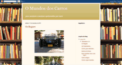 Desktop Screenshot of mundodoscarros333.blogspot.com