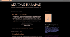 Desktop Screenshot of akudanharapan.blogspot.com